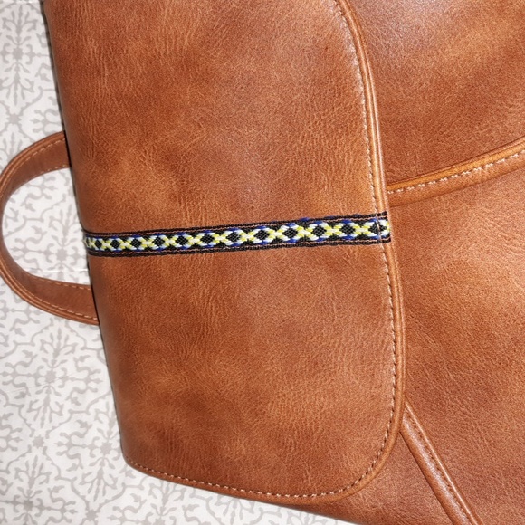 ⭐⭐Vegan Leather Mini Backpack Purse Brown⭐⭐ - Picture 6 of 9